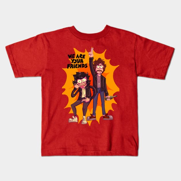 We Are Your Friends Justice Kids T-Shirt by Kaerepi